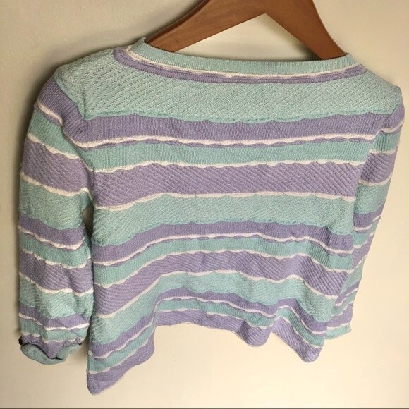 St. John Collection Marie Stripe Sweater Size Small - Picture 4 of 11